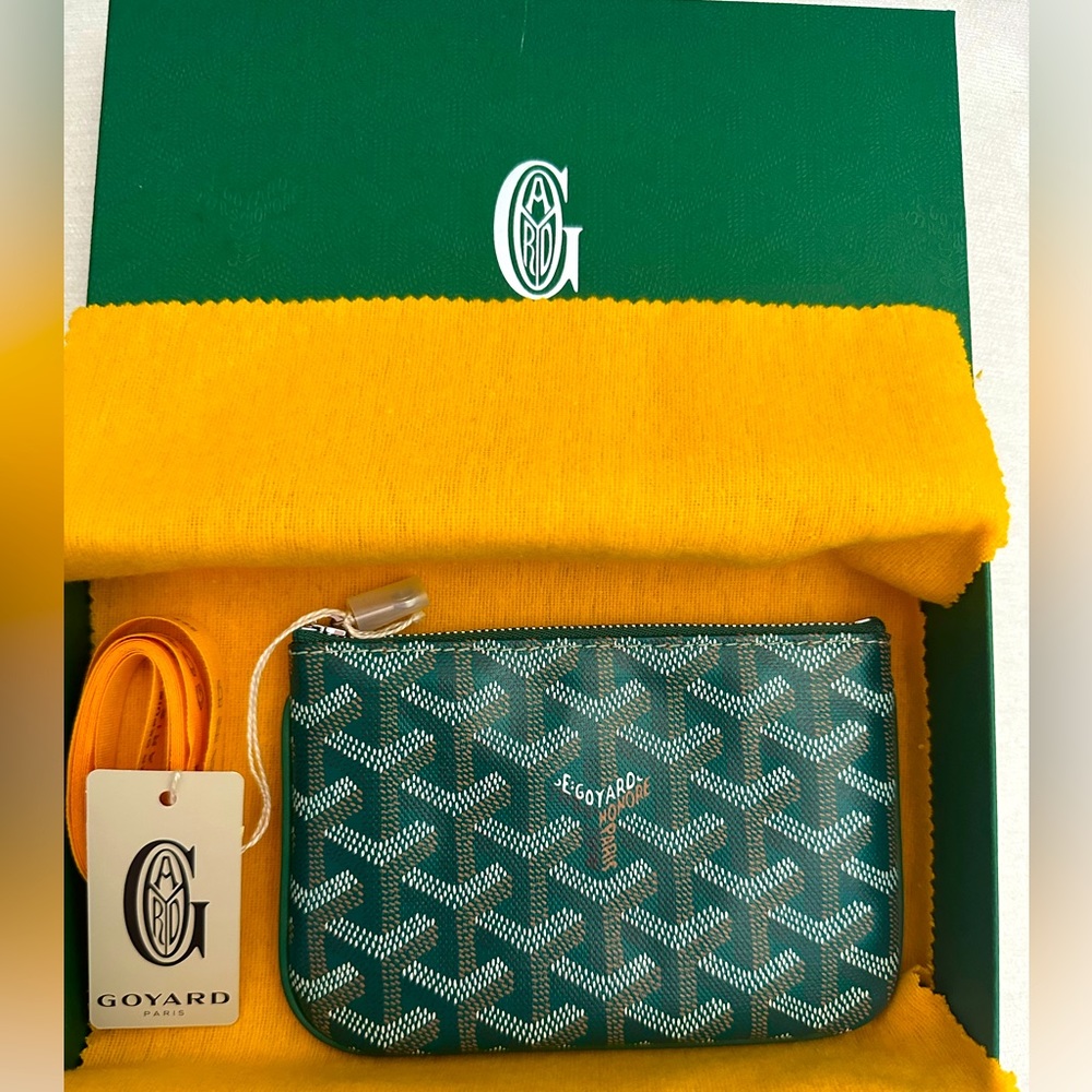 BNWT Goyard Mini Senat Green